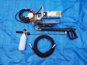 PRESSURE WASHER KRANZLE 10/122 120BAR @ 10LTRS 1400RPM 240 VOLT FULL VALET SETUP - Picture 1 of 12
