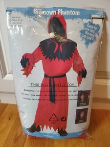 COSTUME BAMBINO-SCONOSCIUTO PAHNTOM-ROSSO E NERO-TAGLIA MEDIA DA 8 A 10-ECU!! - Foto 1 di 3