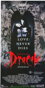 BRAM STOKER'S DRACULA MOVIE POSTER Mint Original 13x26 Inch COPPOLA 1992 Film - Picture 1 of 1