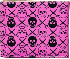 PIRATE SKULL Calavera Monedero Rockabilly Espada - Imagen 1 de 1