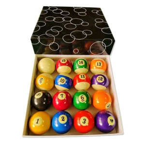 Ø 57,2 mm Billardkugeln Billard Pool Kugeln Billardball Set hochglanzpoliert DE - Bild 1 von 6