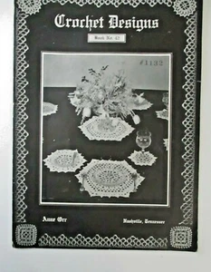 Vintage Patterns Anne Orr Crochet Designs FREE SHIP 1942 patterns - Picture 1 of 3