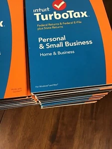 Lotti TurboTax 2014 Home and Business Federale + Stato + Federale nuovi 20 pezzi - Foto 1 di 7