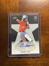 2020 Leaf Perfect Game Showcase Cameron Magee Black  RC Auto 1/1