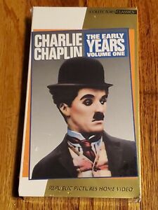 CHARLIE CHAPLIN-THE EARLY YEARS  Vol.1 VHS, Rare Republic Pictures Home Video