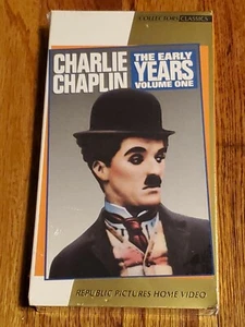CHARLIE CHAPLIN-THE EARLY YEARS Vol.1 VHS, Rare Republic Pictures Home Video - Picture 1 of 2