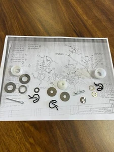 Mopar Cuda, Challenger, E & B body Slap Stik shifter linkage fastener kit - Picture 1 of 1