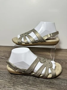 I Love Comfort Memo Tech Sandal Women’s Size 9W Metallic Bronze Leighton 18921 - Picture 1 of 10