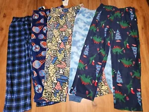 Cuddl Duds Pajama Bundle Size 8 Boys Fleece Mixed Lot Saint Eve Sonoma - Picture 1 of 7