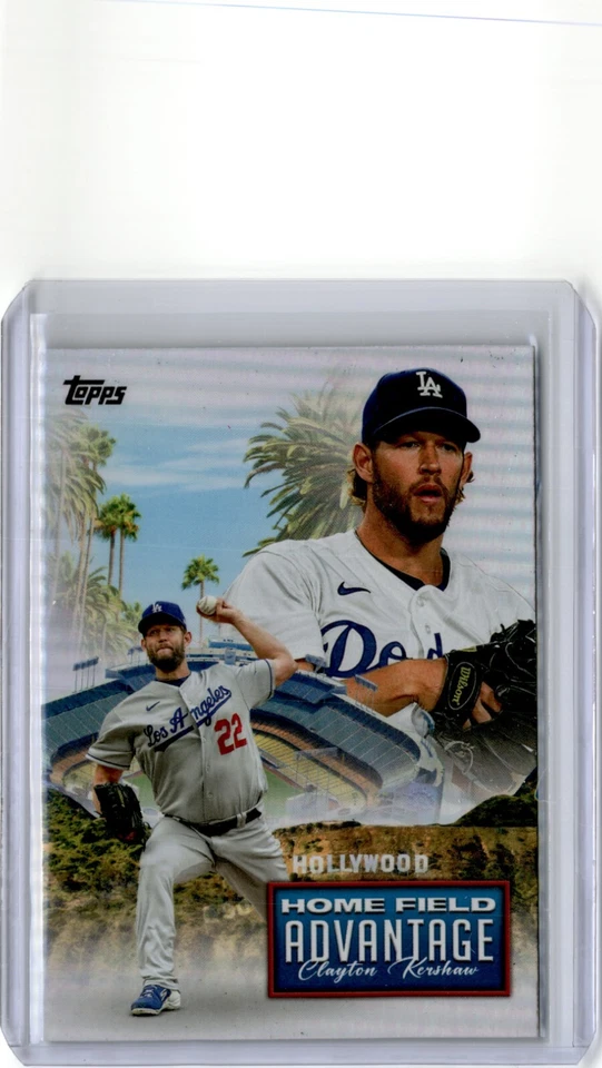 2024 Topps Series 1 Home Field Advantage - Clayton Kershaw case hit - Image 1 of 1