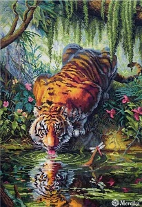 Aurora's Garden Cross Stitch Kit ~ Merejka - Picture 1 of 1