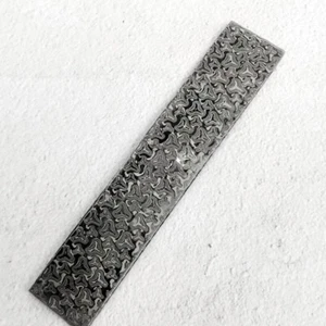 Handmade Damascus Steel Billet | Armor| Metalworking | 15x2.5cm Armor - Picture 1 of 4