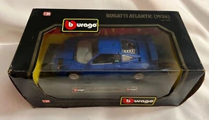 Vintage 1991 BURAGO Bugatti EB 110 (1991) 1:24th Scale Die cast Model NIB - Picture 1 of 5