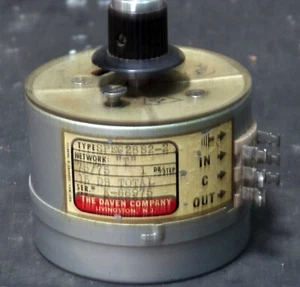 Daven Company. 75 /75 Ohm 0-15dB Dual attenuator 2882-2 Tested in VGC - Bild 1 von 3