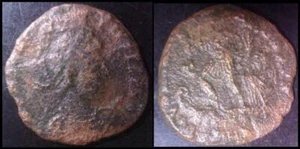 Constancio II En Galera Victoria En Globo Auténtica Antigua Moneda Griega Romana 11 - Imagen 1 de 1