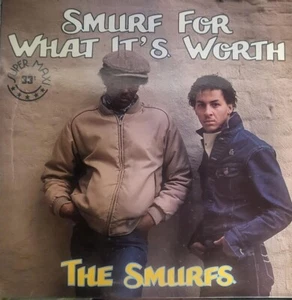 The Smurfs Smurf For What It's Worth 12" VG+ 1982 Hip Hop France - Imagen 1 de 1