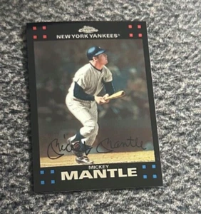 2007 Topps Chrome #4 Mickey Mantle New York Yankees - Picture 1 of 2