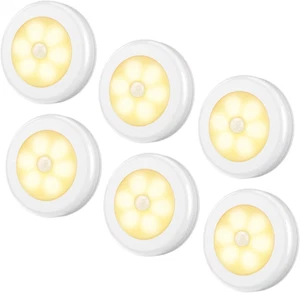 Upgraded 3.15” Motion Sensor Light Indoor, Cordless Battery Powered Stick on LED - Picture 1 of 12