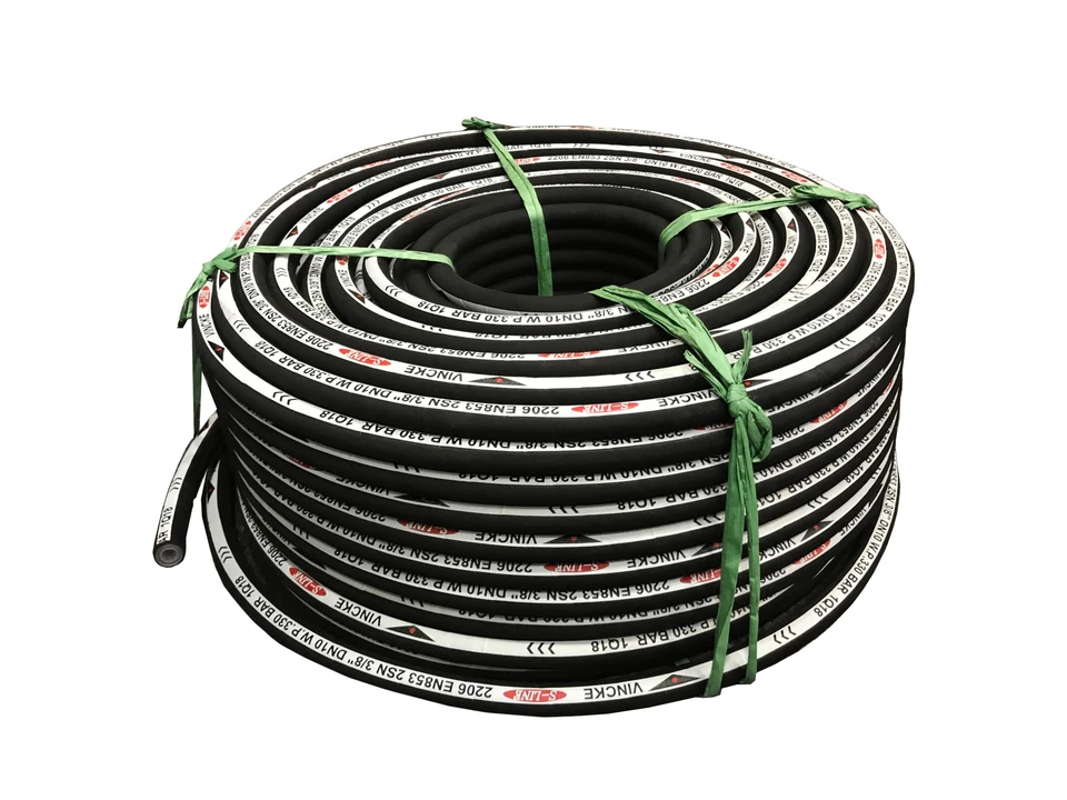 FLOWFIT Reel of Vincke STANDARD 2 Wire Hydraulic Hose EN853-2 Exceeds 100 R2AT