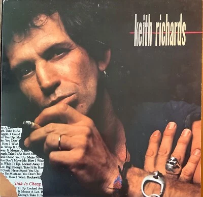 KEITH RICHARDS - TALK IS CHEAP - 1988 Vinyl - (vg) - Image 1 of 4