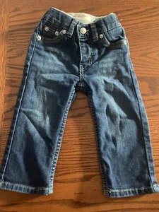 Levi’s~514 Straight Jeans~ Red Tab~ Size 12 Mo~ Grey Waist Band - Picture 1 of 9