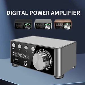 Mini Bluetooth 5.0 Digital Power Amplifier HiFi Audio Home Small Lossless Player - Picture 1 of 17
