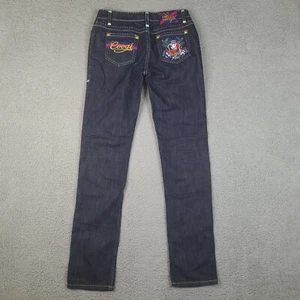 Googi Jeans Womens Size 3/4 Blue (29x32.5) Embroidered Detailed Denim - Picture 1 of 17