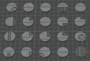 Wargaming Bases: Age of Sigmar, Warhammer 40k, Bolt Action bases (25mm-100mm) - Bild 1 von 14