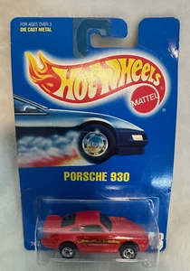 1991 Hot Wheels Blue Card Exclusive Red Porsche 930 Collector No. 148 - Picture 1 of 5