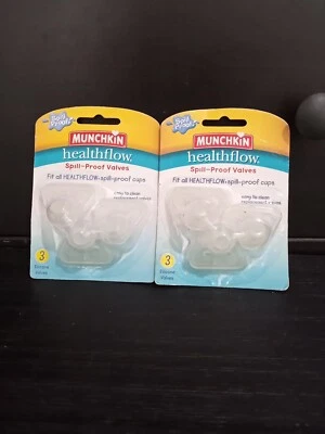 Válvulas de repuesto a prueba de derrames MUNCHKIN (6 piezas) - NUEVO Y PRECINTADO Foto 1 de 4