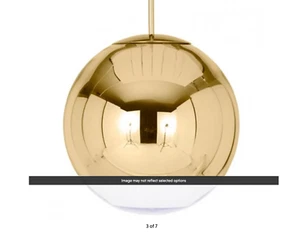 GOLD Tom Dixon Globe Orbe Light NEW ONE SINGLE PENDANT - Picture 1 of 2