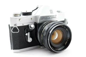 Vintage Petrischalen VI 4 Film Spiegelreflexkamera/Petrisch Wechselstrom Auto 55 mm f1.7 aus Japan Excelle - Bild 1 von 12
