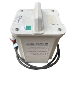 Carroll & Meynell ltd 230 50Hz Single Phase to 115V Output Transformer 1kva - Picture 1 of 8