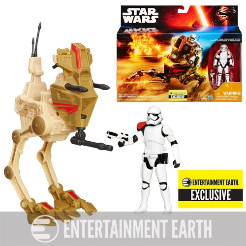 Star Wars Force Awakens DESERT ASSULT WALKER & STORMTROOPER Hasbro EE Exclusive - Image 1 of 1