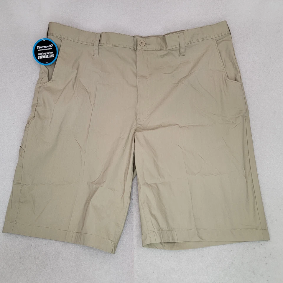 Dickies Men's 11" Temp IQ Performance Hybrid Utility Shorts 42 Khaki