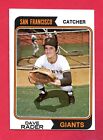 1974 Topps Baseball Card Complete Your Set   You Pick 1 - 660 A