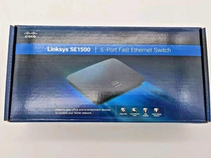 New Genuine Cisco LINKSYS SE1500 5-Port Fast Ethernet Switch Open Box - Photo 1/4