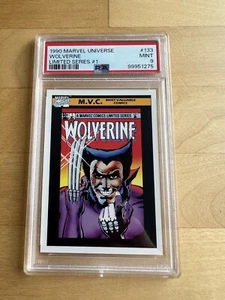 1990 Marvel Universe Limited Series 1 #133 Wolverine PSA 9 Near Mint - Bild 1 von 6