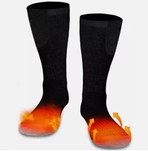 Electric Warm Socks Men/Women Size 9-14 Camping Fishing Cycling Skiing Hunting - Picture 1 of 4