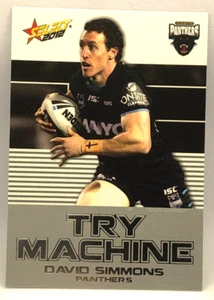 2012 NRL Champions Try Machine #TM33 David Simmons Penrith Panthers - Picture 1 of 2