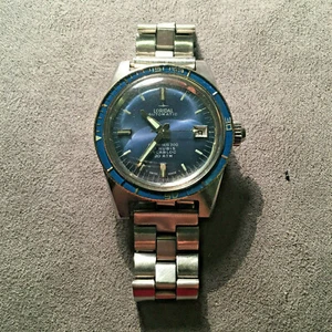 LORIDAL DELPHINUS Automatic Delphinus 200 wrist watch VINTAGE diver 1960 - Foto 1 di 9