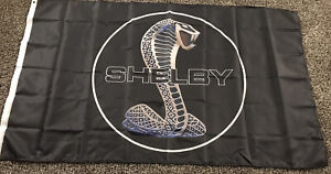 Ford Shelby Flag Banner 3x5 Ft Flag Garage Car Show Wall Gift New! Mustang