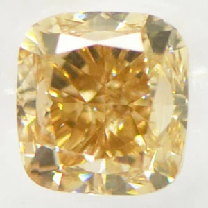 Cushion Shape Diamond Fancy Light Brown Color Loose 1.02 Carat VS2 IGI Certified - Picture 1 of 7
