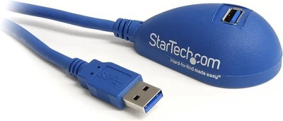 StarTech.com 5ft Desktop SuperSpeed USB 3.0 5Gbps Extension Cable - USB3SEXT5DSK - Image 1 of 4