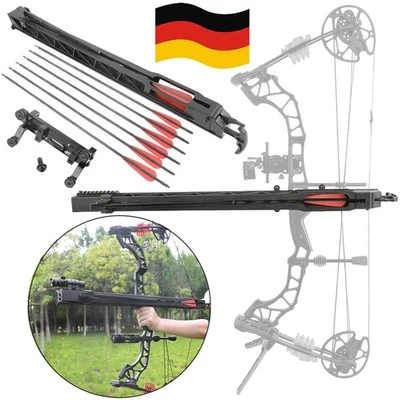 Bogenschießen Compoundbogen Launcher 6 Pfeile Schneller Schütze Dauerschießassi - Bild 1 von 4