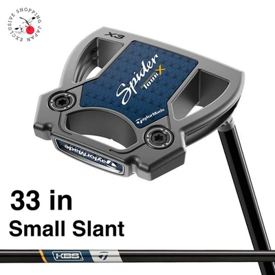 TaylorMade Spider TOUR X Gunmetal Putter Small Slant 33 in Mallet True Path RH - Image 1 of 4