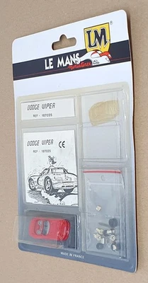 Kit de miniaturas LM Le Mans escala 1/87 187025 - Dodge Viper - rojo Foto 1 de 4