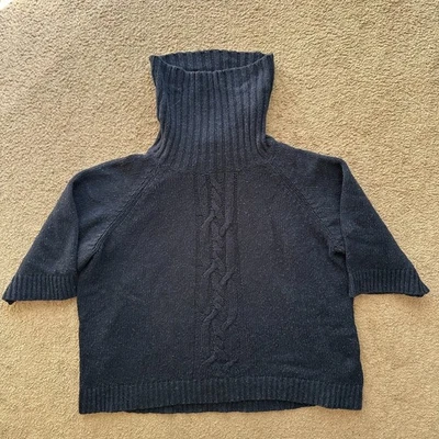 Suéter Lauren Ralph Lauren Feminino 3X Gola Alta Meia Manga Pulôver Malha de Cabo - Imagem 1 de 4