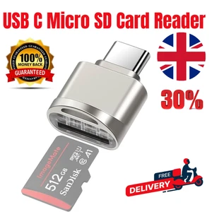 MICRO SD Memory Card Reader SDXC TF Mini USB Super High Speed Adapter - Picture 1 of 15