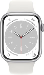 Apple Watch Series 8 45 mm boîtier en aluminium GPS + Wi-Fi + Bluetooth argent - Photo 1 sur 10